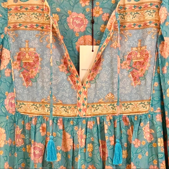 🌺🎉HP🎉🌺 NWT Spell & The Gypsy Love Story Boho Dress - Picture 11 of 16